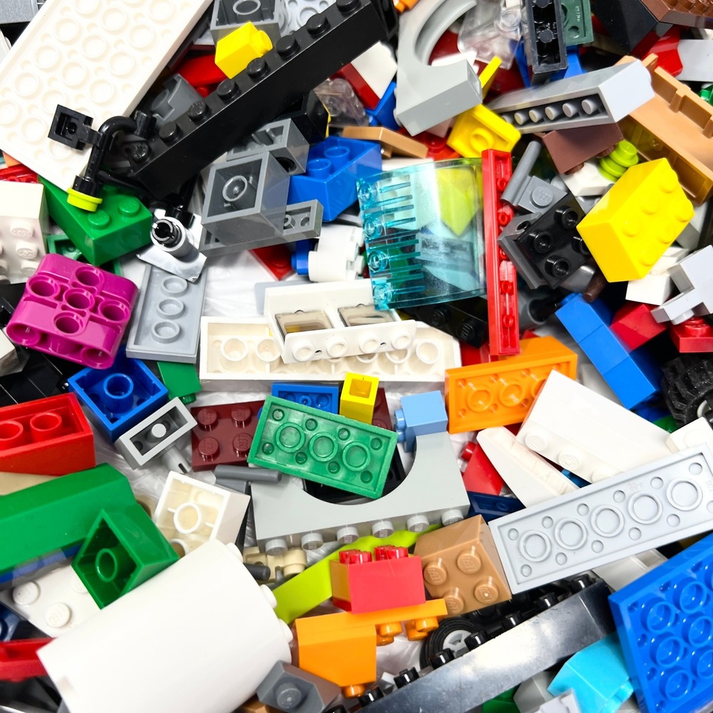 LEGO Bulk Lot 5lbs Mixed Bricks Plates Specialty Pieces Multicolor Mix